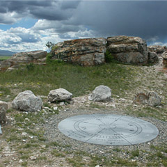 Clark's Lookout compass – Montana State Parks