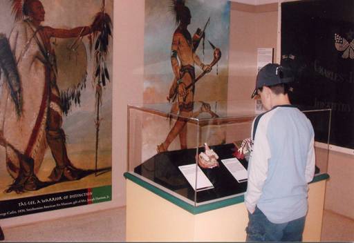  Main exhibit gallery. The section dealing with the Osage and Missouria tribes. – Michael Dickey 