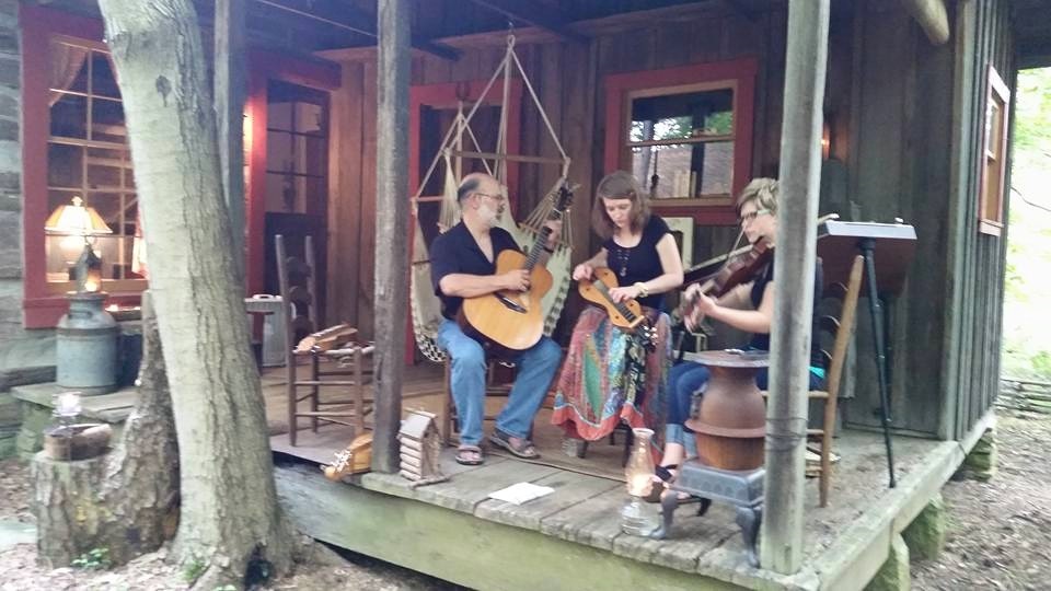 Professional bluegrass concerts and games break out occasionally