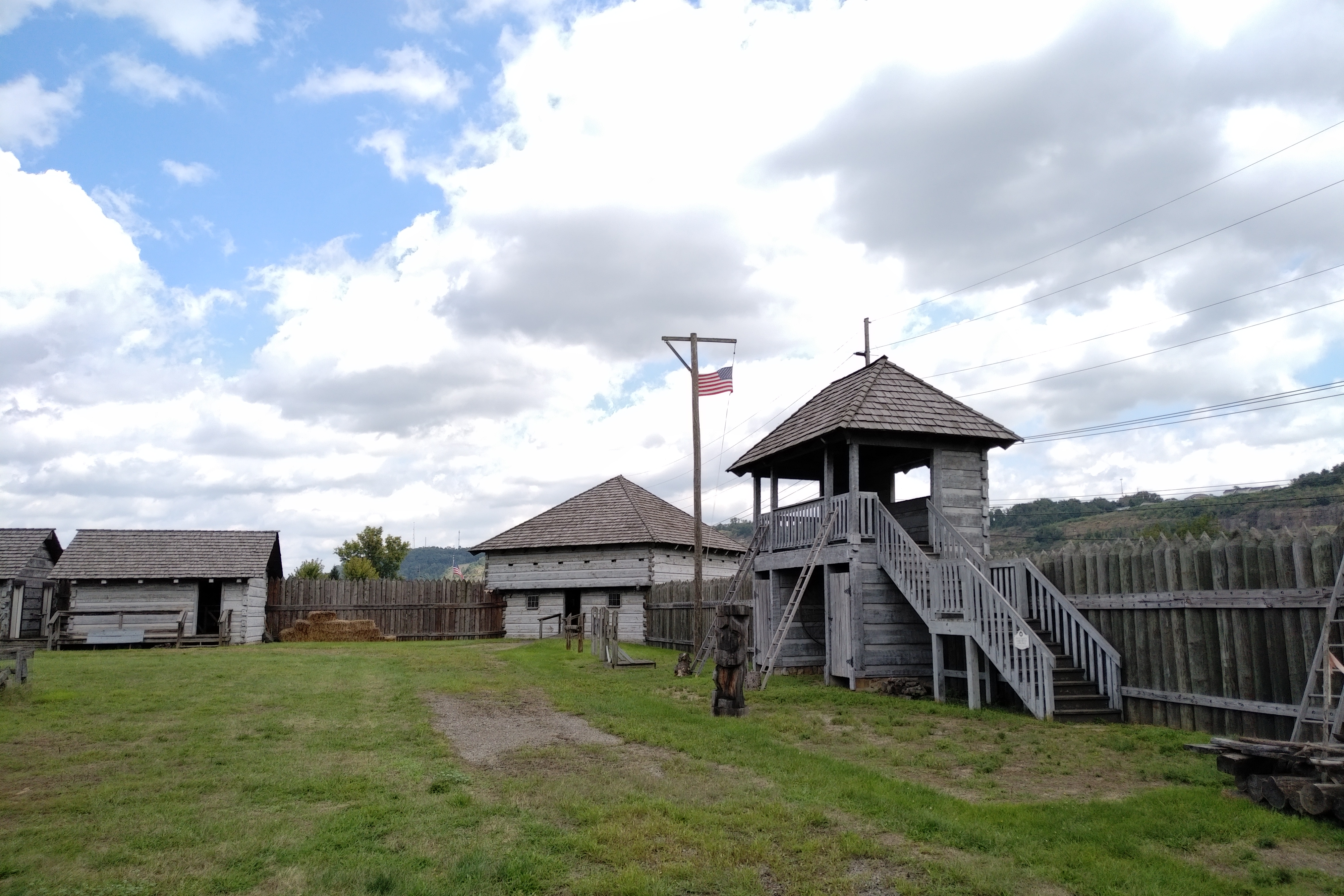 Frontier Camp Blockhouse and gatehouse 