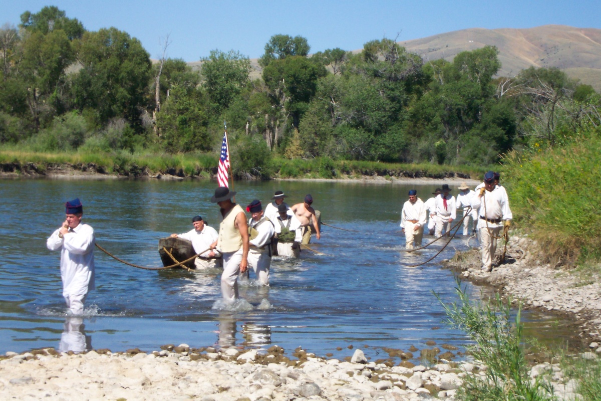 2005 Discovery Expedition of St. Charles, MO at Yorks Islands, near Townsend, Montana