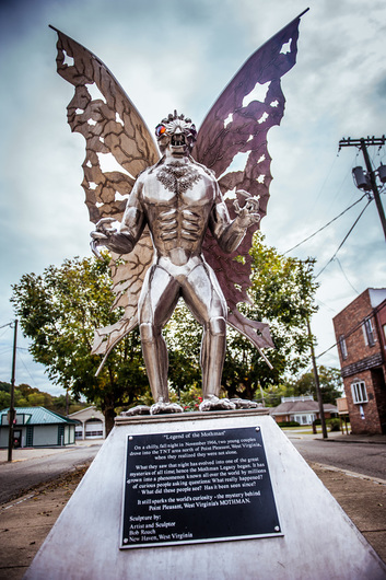 Famed Mothman Statue