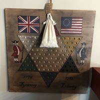 Hand painted game boards