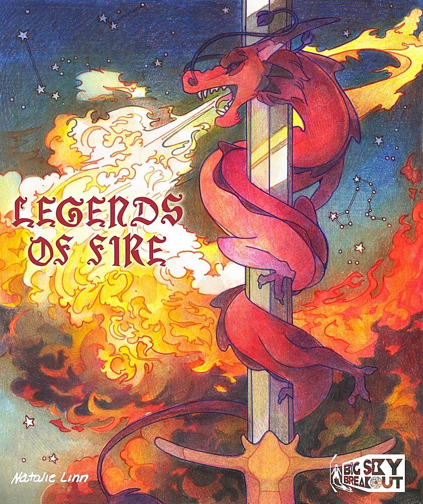 Legends of Fire: Your village is under attack by dragons. The local sorcerer has been selling magical weapons and there are rumors that he is creating a super sword of unharnessed power. You and your friends decide to journey to the sorcerer’s lair to retrieve the sword and save the village. You have exactly one hour. Are you brave enough?