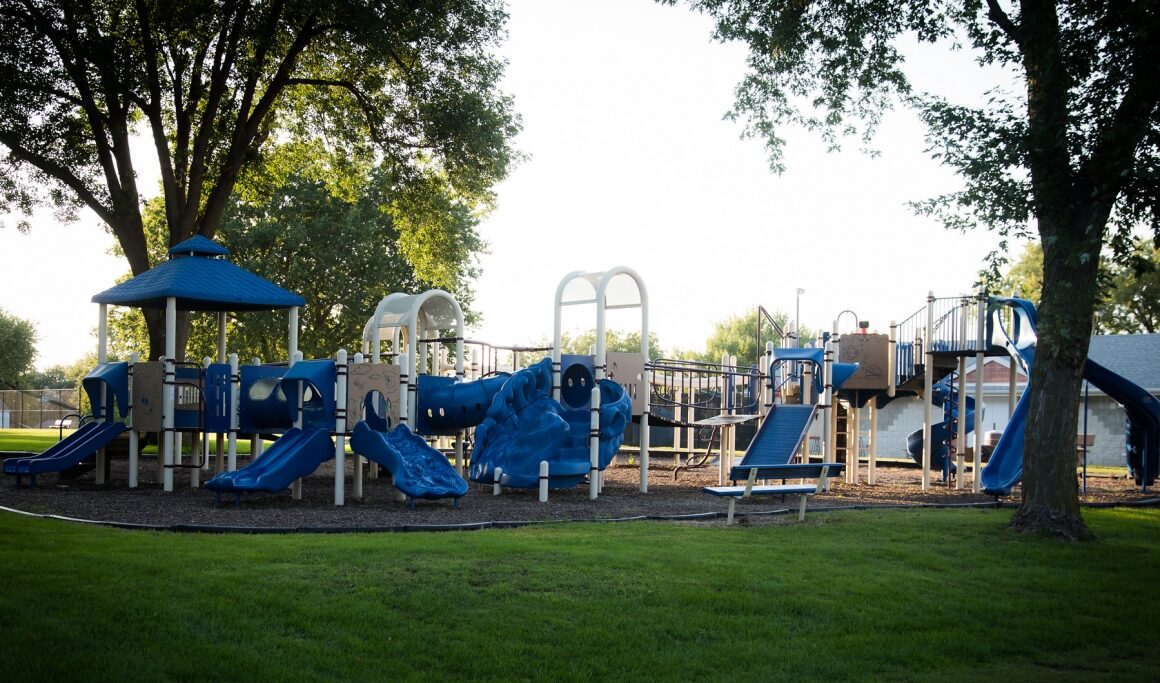 A playground in one of Dunlap's parks.