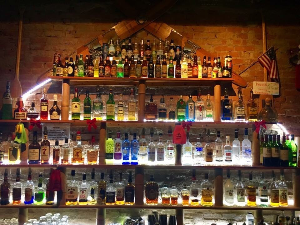 Beautiful Bar with Great Selection of Spirits
