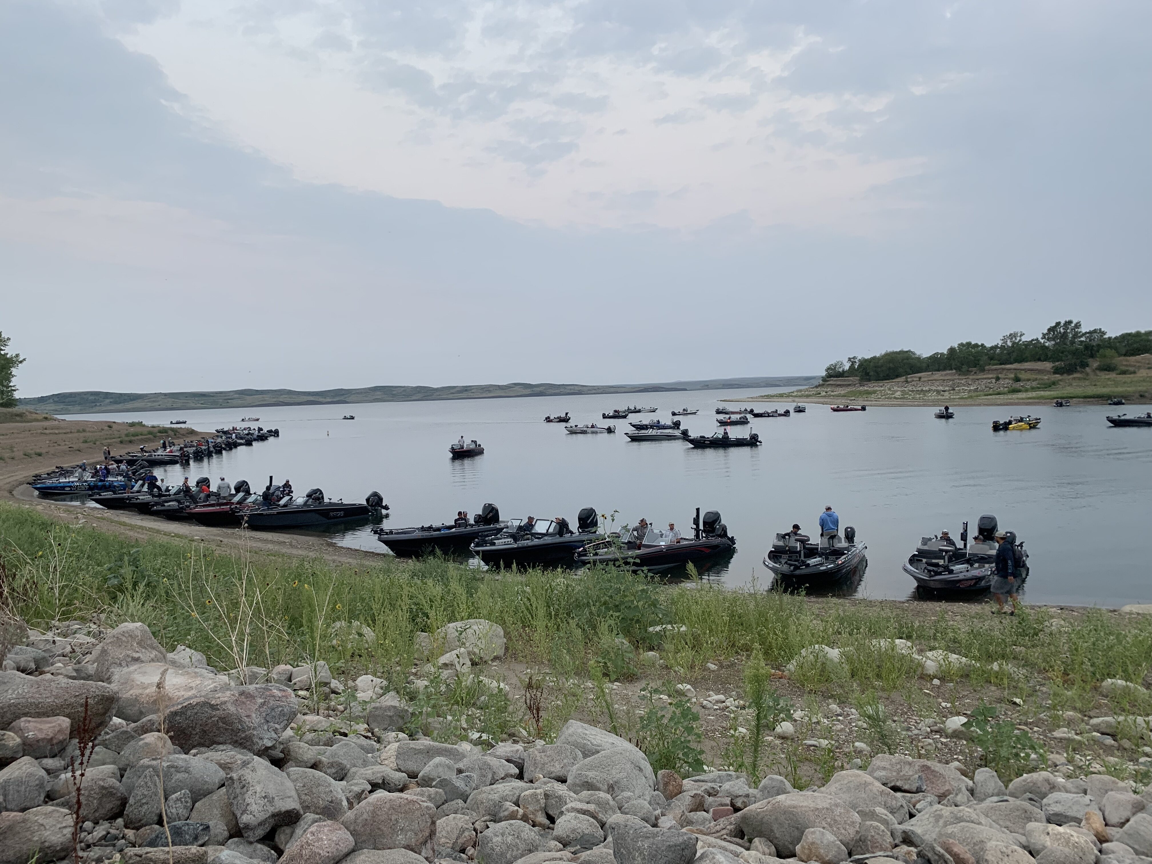 Professional Fishing Tournament Boat Launch