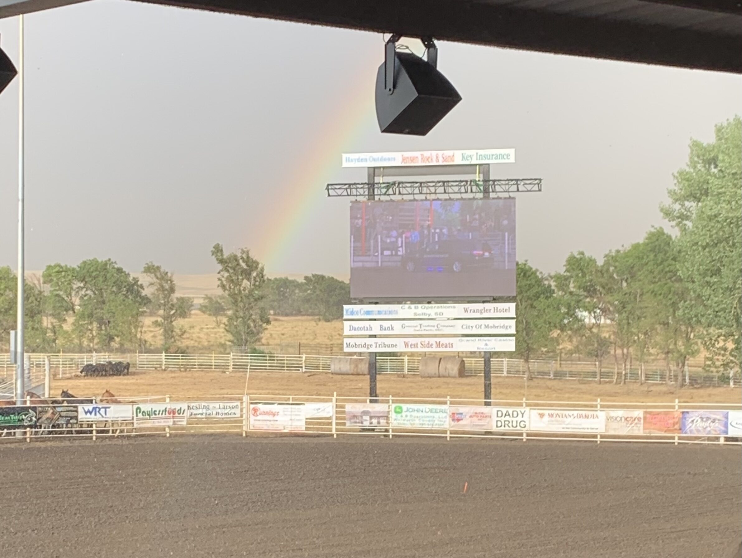 Rainbow at the Rodeo Grounds