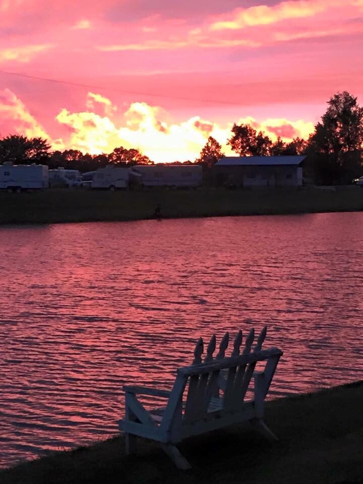 Sunset at Kanawha River Campground