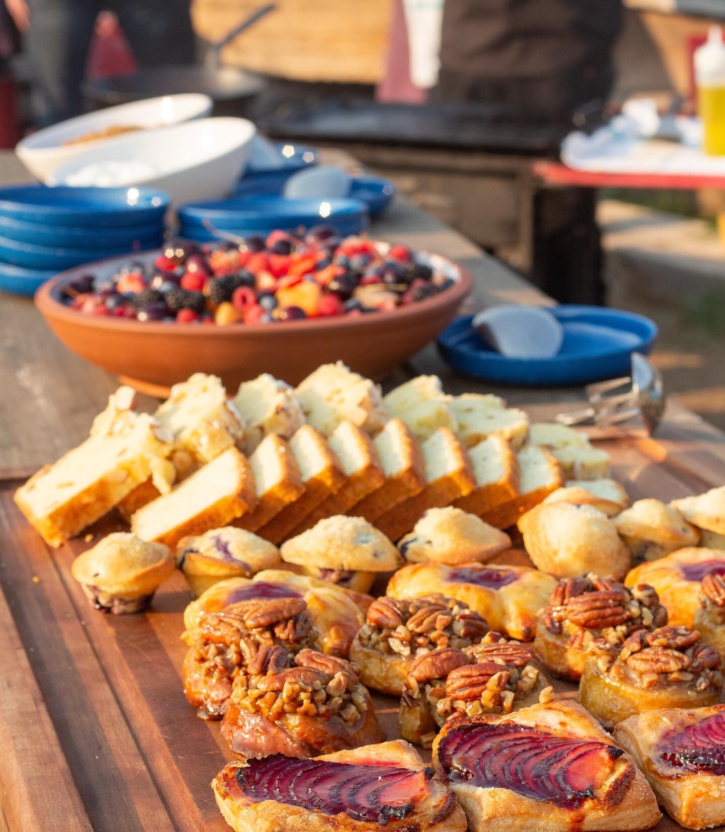 Delicious food is prepared with local ingredients and products from The Ranch along the LCNHT