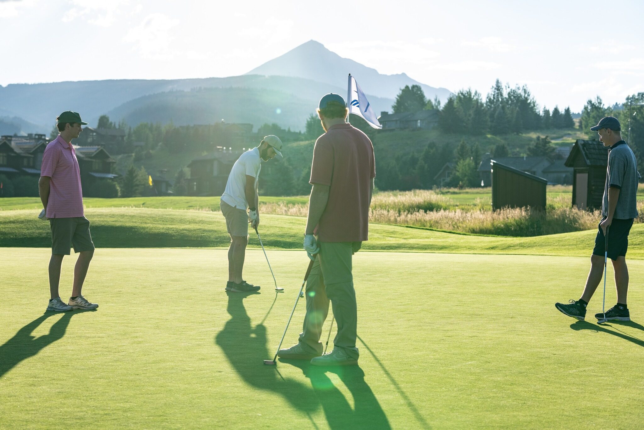 During the summer, enjoy activities such as golf!