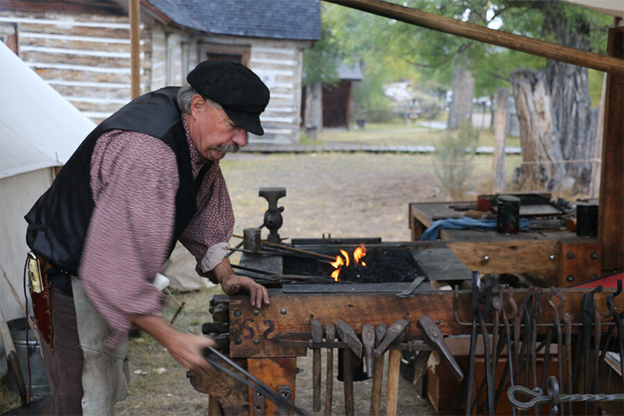 In July, Bannack offers historical re-enactments