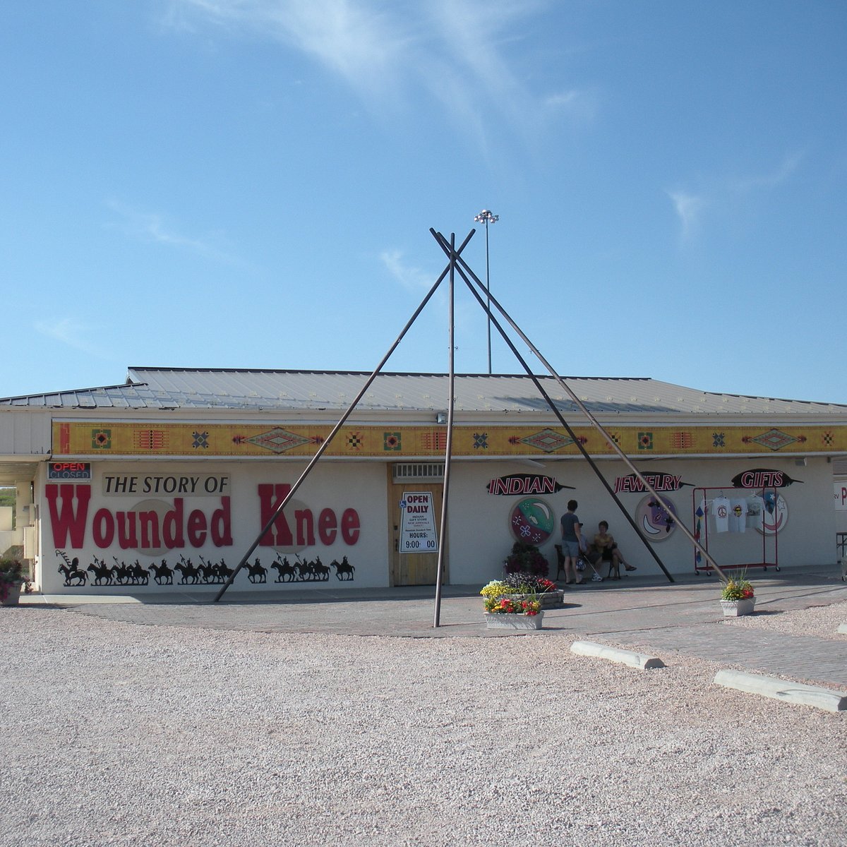 Wounded Knee Memorial Site and the Wounded Knee Museum