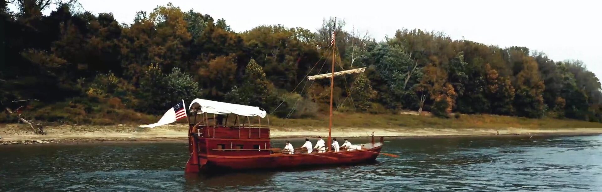 Lewis and Clark Keelboat in Atchison, Kansas