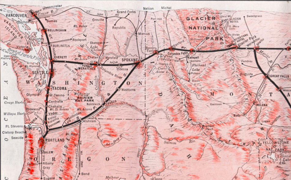 Great Northern Route 5: Northern Idaho and Eastern Washington