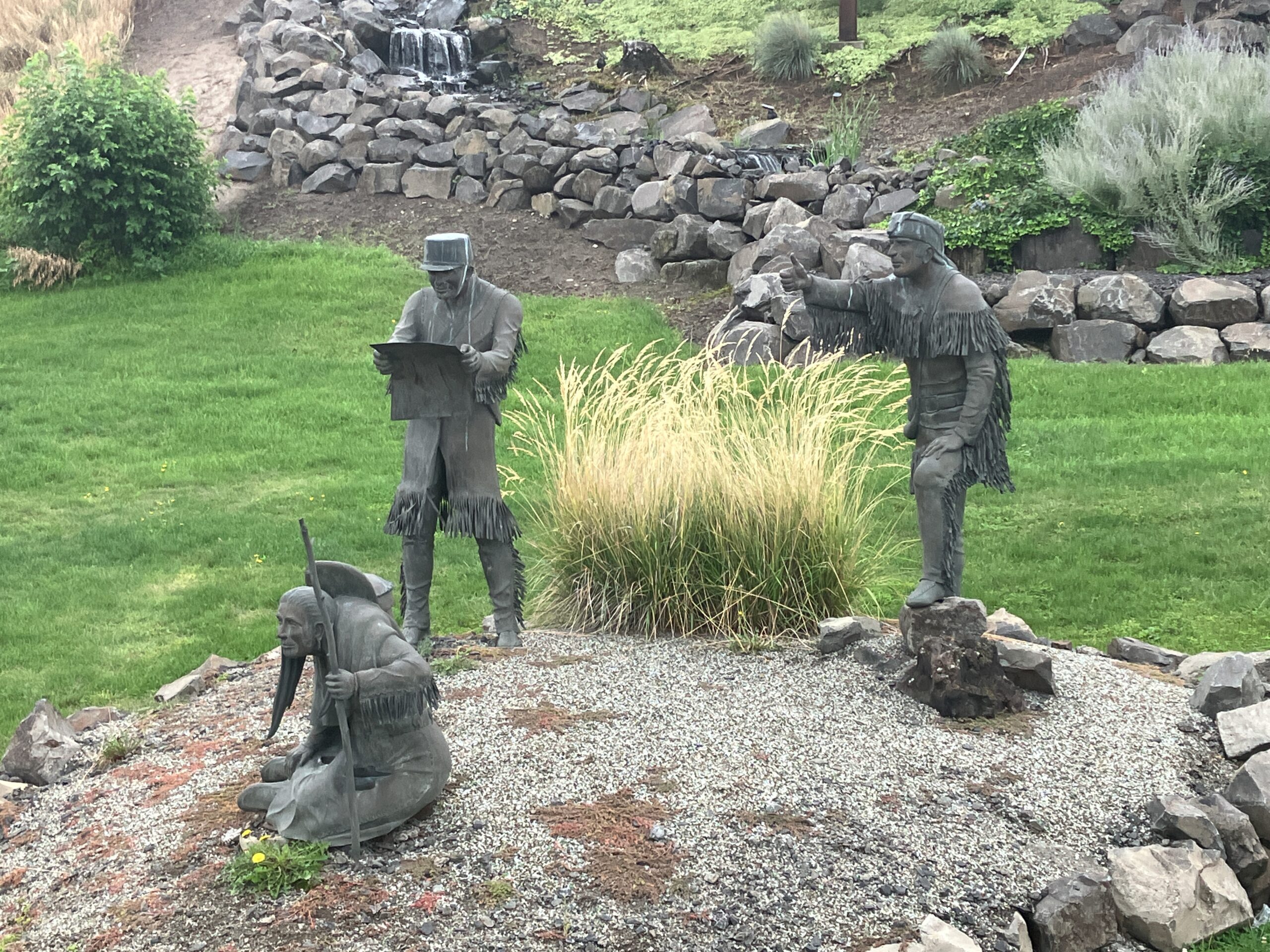 Lewis, Clark, and Sacagawea Statues (Lewiston)