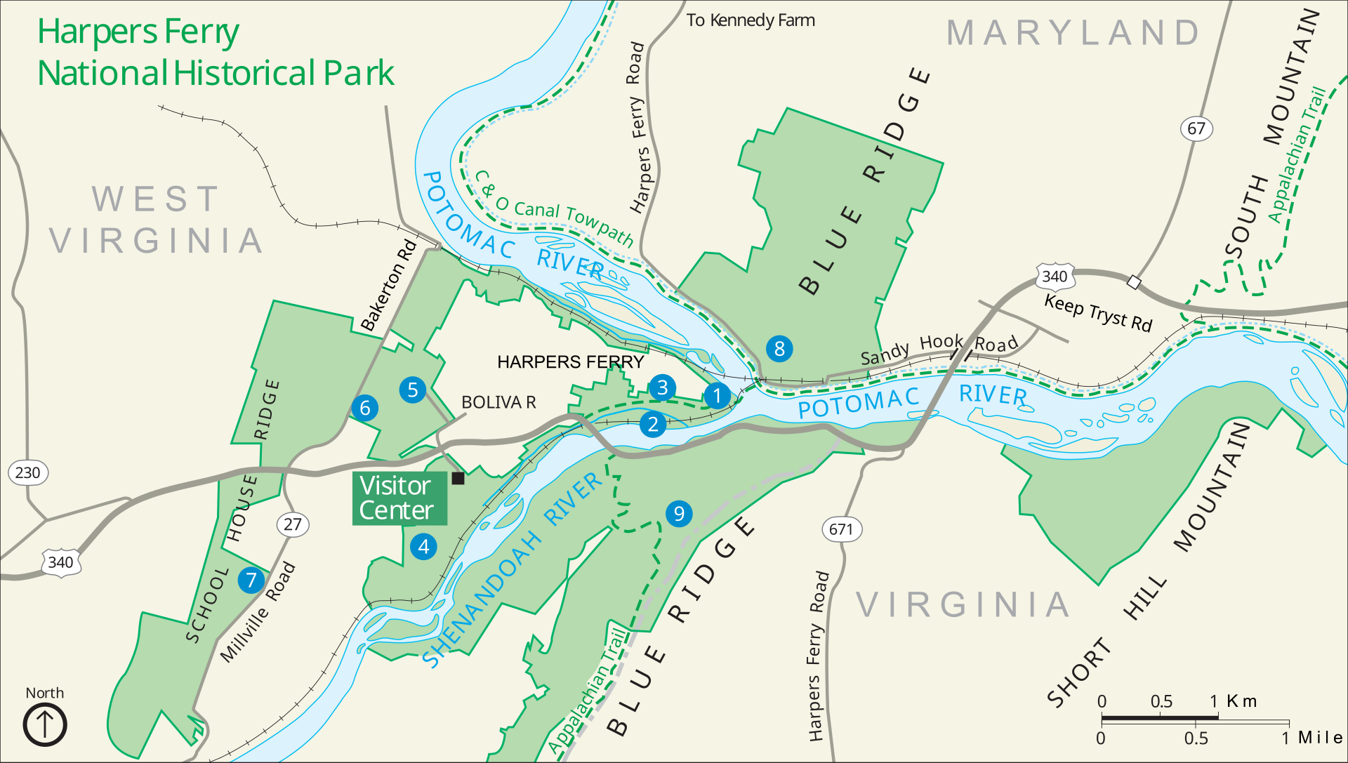 National Park Service Map