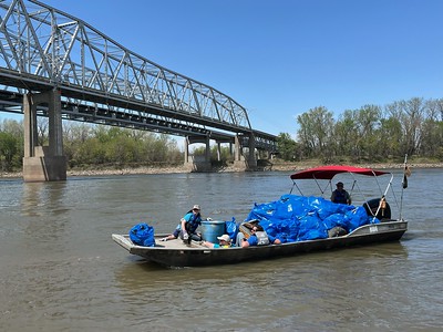 Sugar Creek Missouri River Cleanup 2025