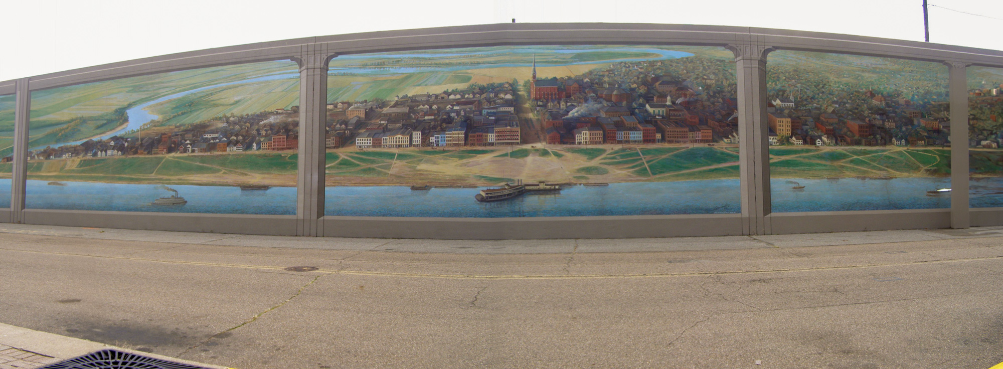 Portsmouth Floodwall Murals