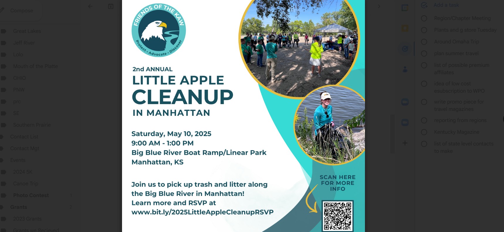 Little Apple Cleanup (Kaw River in Manhattan)