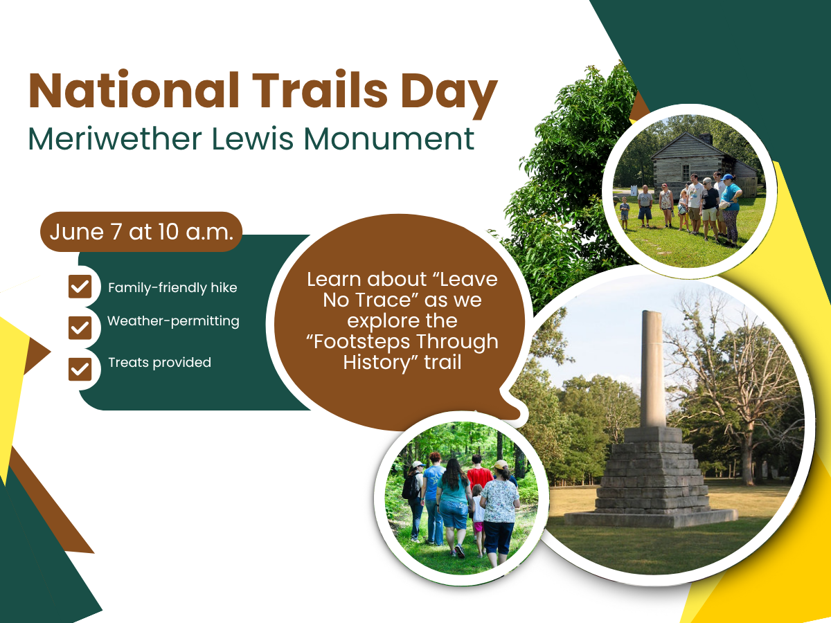National Trails Day at Meriwether Lewis Monument